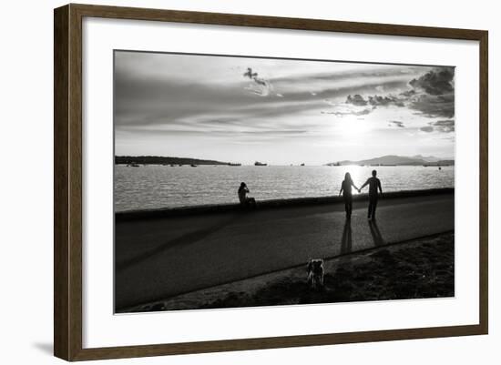 Figure in the Distance in Landscape-Sharon Wish-Framed Photographic Print