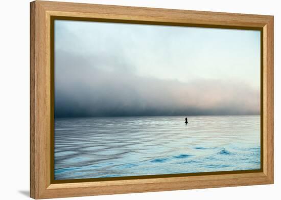 Figure in the Distance in Landscape-Sharon Wish-Framed Premier Image Canvas