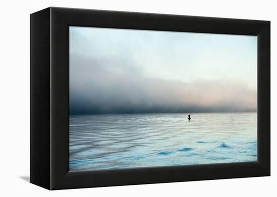 Figure in the Distance in Landscape-Sharon Wish-Framed Premier Image Canvas