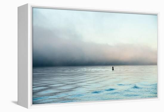 Figure in the Distance in Landscape-Sharon Wish-Framed Premier Image Canvas