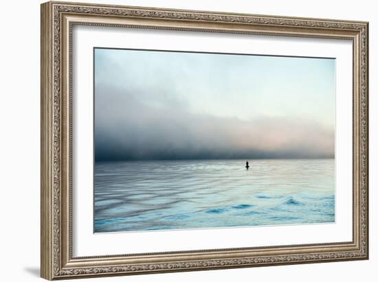 Figure in the Distance in Landscape-Sharon Wish-Framed Photographic Print