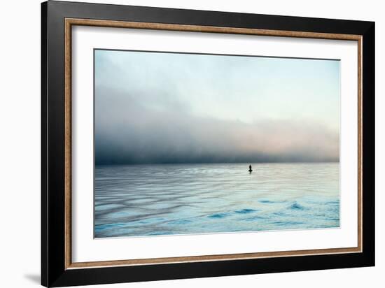 Figure in the Distance in Landscape-Sharon Wish-Framed Photographic Print