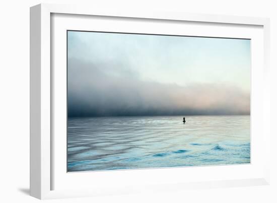 Figure in the Distance in Landscape-Sharon Wish-Framed Photographic Print