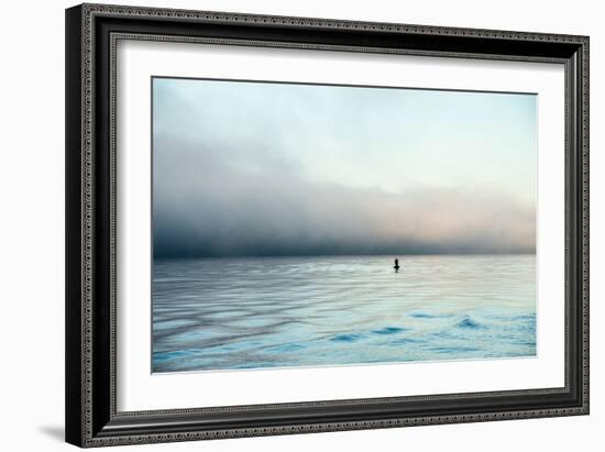 Figure in the Distance in Landscape-Sharon Wish-Framed Photographic Print