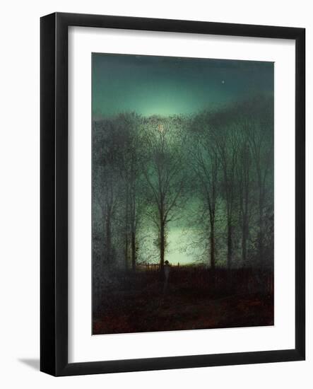 Figure in the Moonlight-Grimshaw-Framed Giclee Print