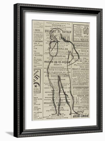 Figure masculine-Jean Jacques Henner-Framed Giclee Print