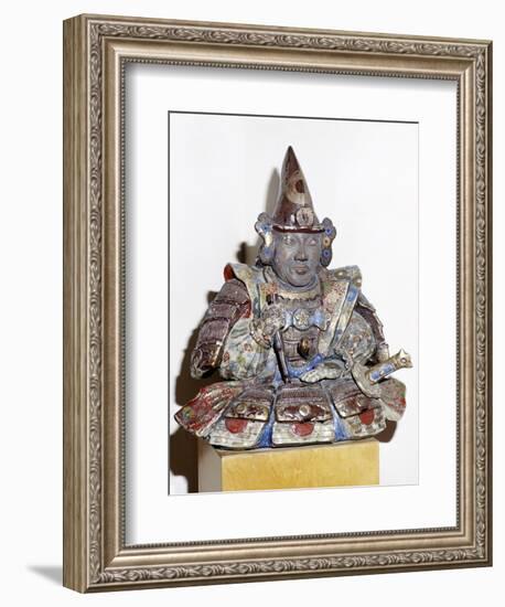 Figure of a Samurai warrior, Japanese. Artist: Unknown-Unknown-Framed Giclee Print