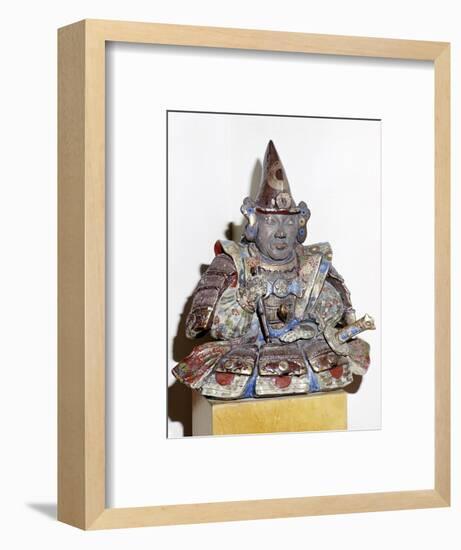 Figure of a Samurai warrior, Japanese. Artist: Unknown-Unknown-Framed Giclee Print