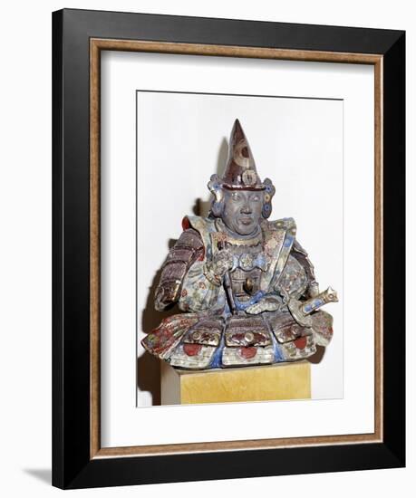 Figure of a Samurai warrior, Japanese. Artist: Unknown-Unknown-Framed Giclee Print