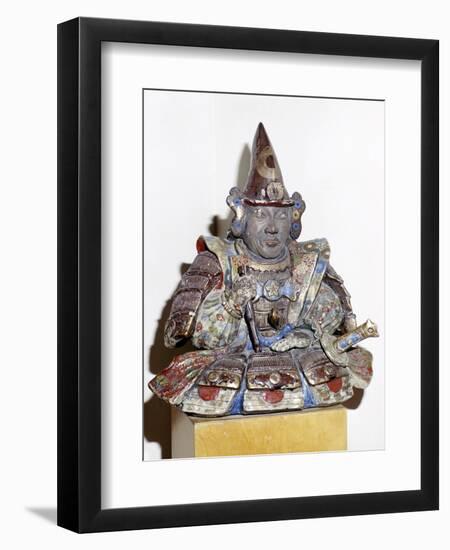 Figure of a Samurai warrior, Japanese. Artist: Unknown-Unknown-Framed Giclee Print