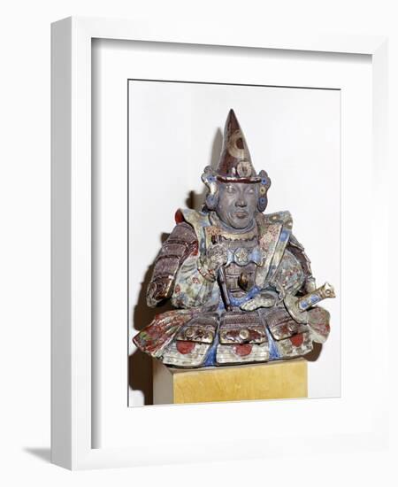 Figure of a Samurai warrior, Japanese. Artist: Unknown-Unknown-Framed Giclee Print