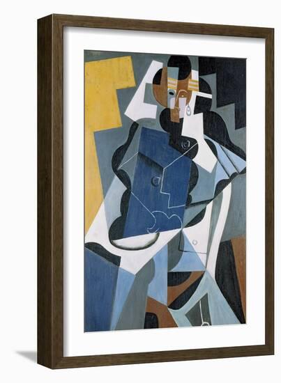 Figure of a Woman, 1917-Juan Gris-Framed Giclee Print