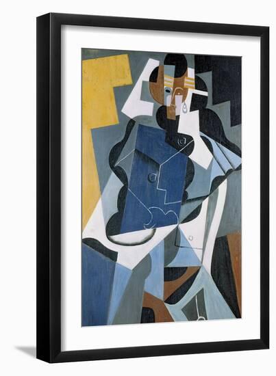 Figure of a Woman, 1917-Juan Gris-Framed Giclee Print