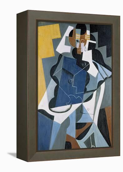 Figure of a Woman, 1917-Juan Gris-Framed Premier Image Canvas