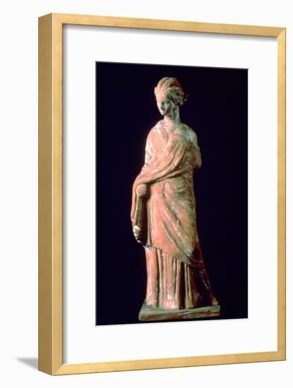 Figure of a woman, Greek, 3rd century. Artist: Unknown-Unknown-Framed Giclee Print