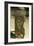 Figure of a Woman, Painted Wood Fragment-null-Framed Giclee Print