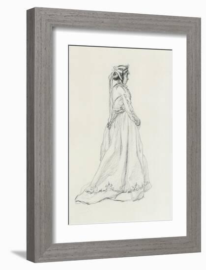 Figure of a Woman-Claude Monet-Framed Premium Giclee Print