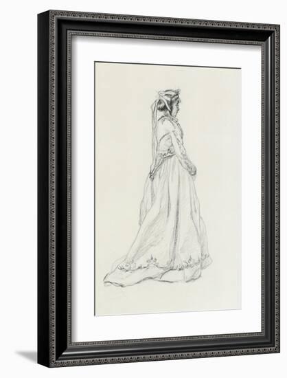 Figure of a Woman-Claude Monet-Framed Premium Giclee Print