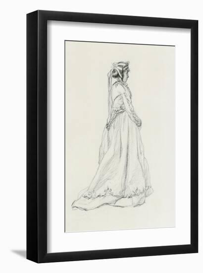 Figure of a Woman-Claude Monet-Framed Premium Giclee Print