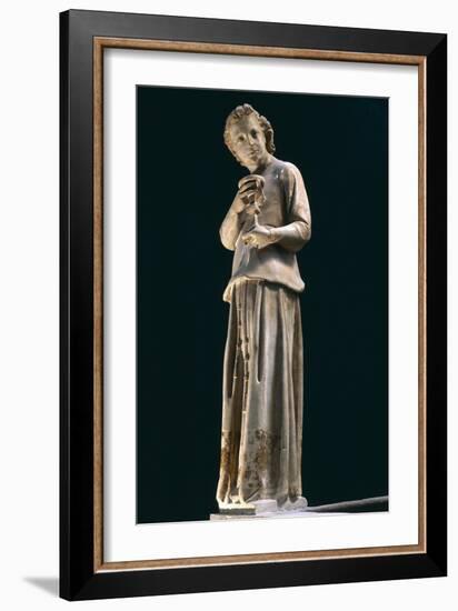 Figure of Angel, Statue to Left of Group of Madonna and Child with Two Angels, Ca 1312-Giovanni Pisano-Framed Giclee Print