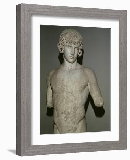 Figure of Antinous, after 130 AD-null-Framed Giclee Print