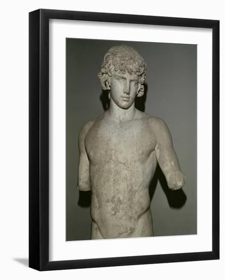 Figure of Antinous, after 130 AD-null-Framed Giclee Print