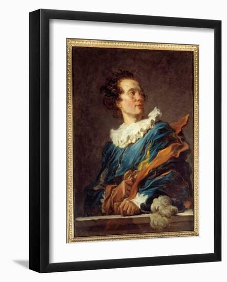 Figure of Fantasy: Portrait of Abbe Richard De Saint-Non (1727-1791) (Oil on Canvas)-Jean-Honore Fragonard-Framed Giclee Print