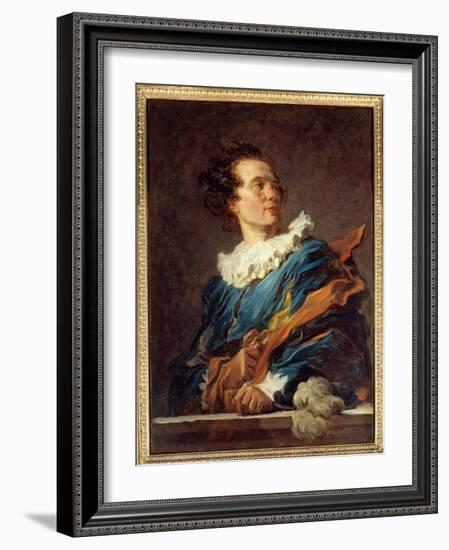 Figure of Fantasy: Portrait of Abbe Richard De Saint-Non (1727-1791) (Oil on Canvas)-Jean-Honore Fragonard-Framed Giclee Print