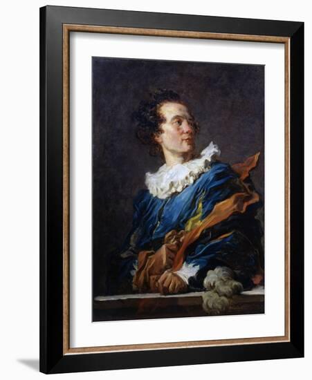 Figure of Fantasy: Portrait of the Abbot of Saint-Non, 1769-Jean-Honore Fragonard-Framed Giclee Print