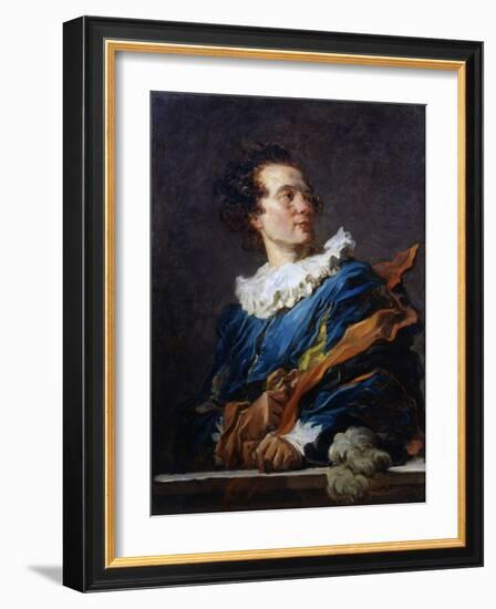 Figure of Fantasy: Portrait of the Abbot of Saint-Non, 1769-Jean-Honore Fragonard-Framed Giclee Print