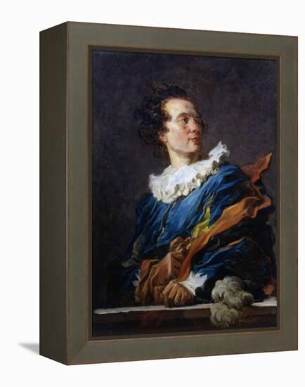 Figure of Fantasy: Portrait of the Abbot of Saint-Non, 1769-Jean-Honore Fragonard-Framed Premier Image Canvas