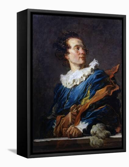 Figure of Fantasy: Portrait of the Abbot of Saint-Non, 1769-Jean-Honore Fragonard-Framed Premier Image Canvas