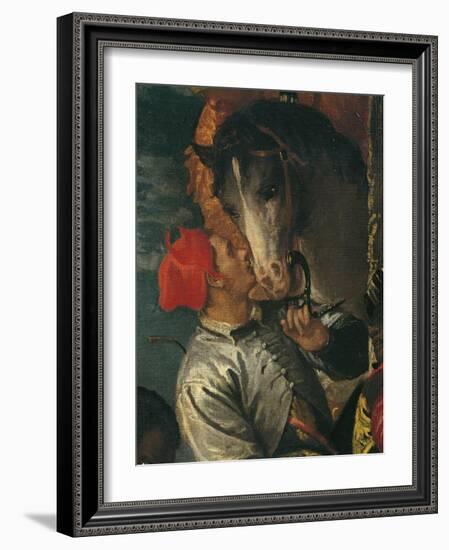 Figure of Groom, Detail from Adoration of Magi-Paolo Caliari-Framed Giclee Print