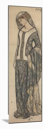 Figure of Guinevere-William Morris-Mounted Giclee Print