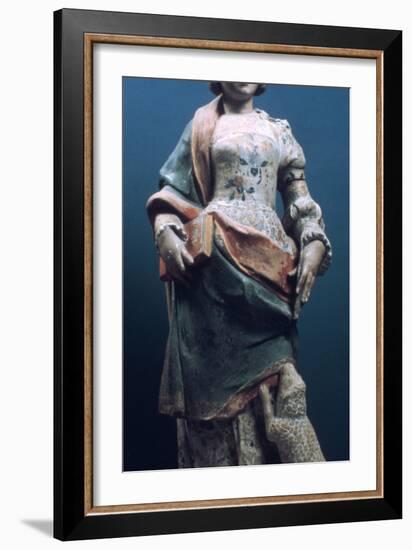 Figure of St Ines, 1535-1540-Jean de Rouen-Framed Photographic Print