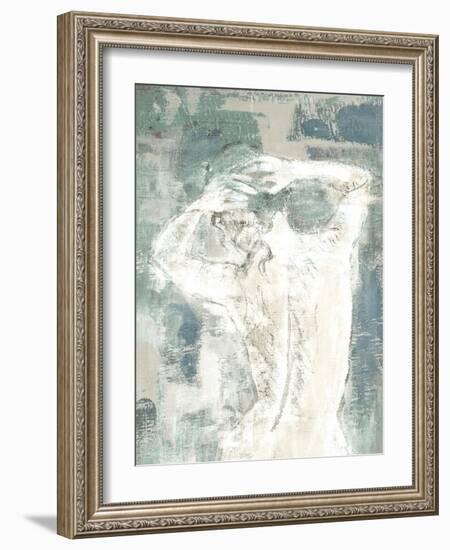 Figure on Abstract I-Lanie Loreth-Framed Art Print