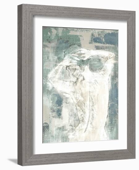 Figure on Abstract I-Lanie Loreth-Framed Art Print