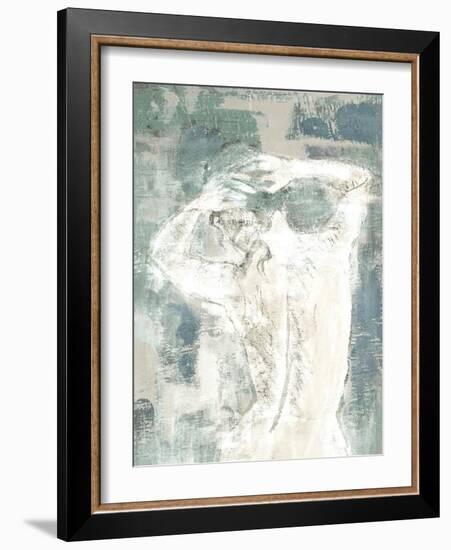 Figure on Abstract I-Lanie Loreth-Framed Art Print