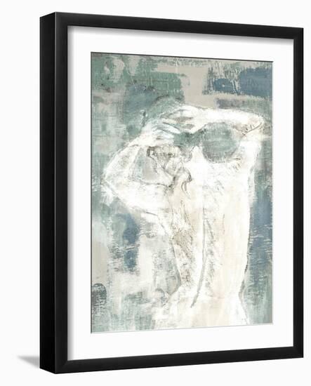 Figure on Abstract I-Lanie Loreth-Framed Art Print