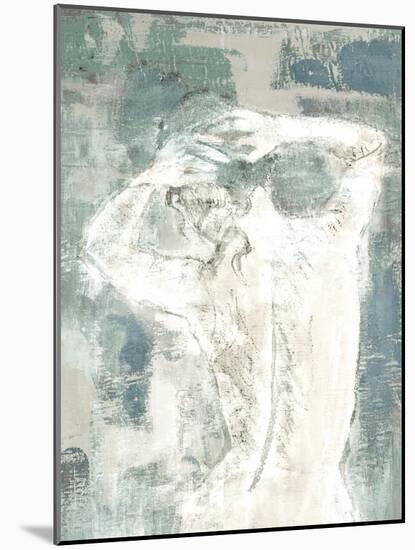 Figure on Abstract I-Lanie Loreth-Mounted Art Print