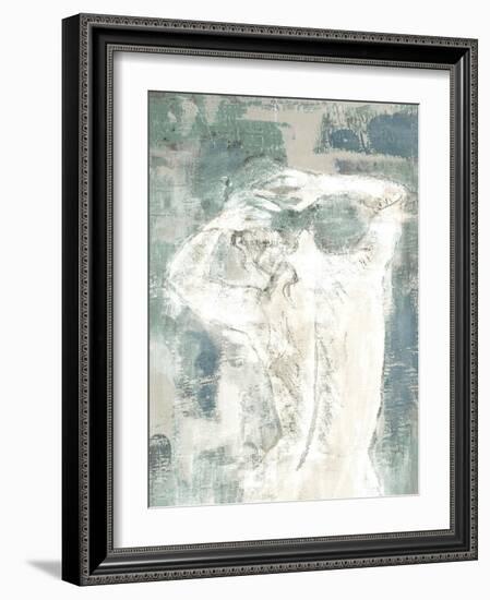 Figure on Abstract I-Lanie Loreth-Framed Art Print