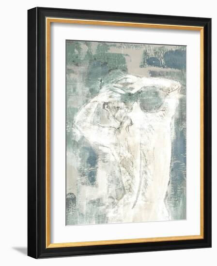 Figure on Abstract I-Lanie Loreth-Framed Art Print