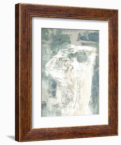 Figure on Abstract I-Lanie Loreth-Framed Art Print