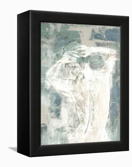 Figure on Abstract I-Lanie Loreth-Framed Stretched Canvas