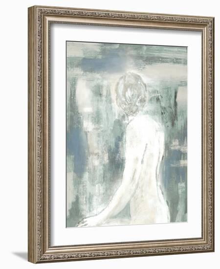 Figure on Abstract II-Lanie Loreth-Framed Art Print