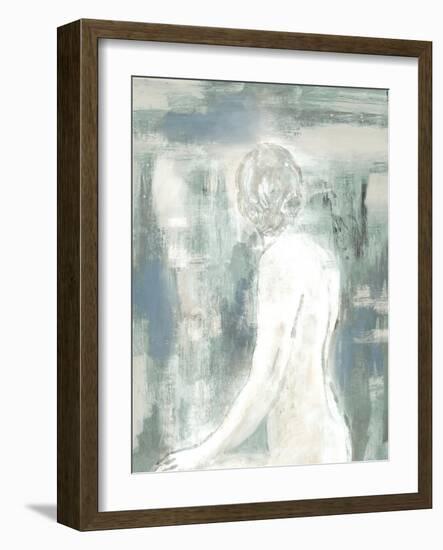 Figure on Abstract II-Lanie Loreth-Framed Art Print