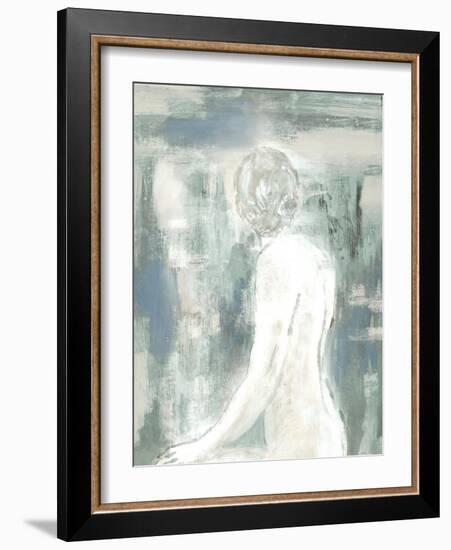 Figure on Abstract II-Lanie Loreth-Framed Art Print