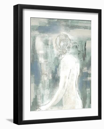 Figure on Abstract II-Lanie Loreth-Framed Art Print