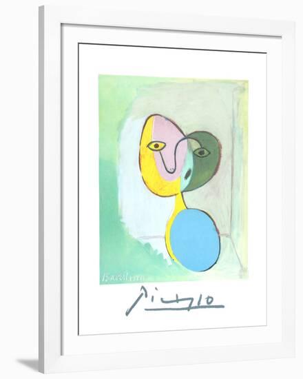 Figure (Portrait of Marie Therese Walter)-Pablo Picasso-Framed Collectable Print