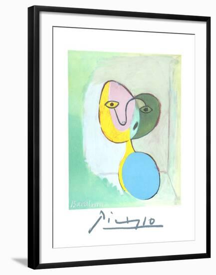 Figure (Portrait of Marie Therese Walter)-Pablo Picasso-Framed Collectable Print